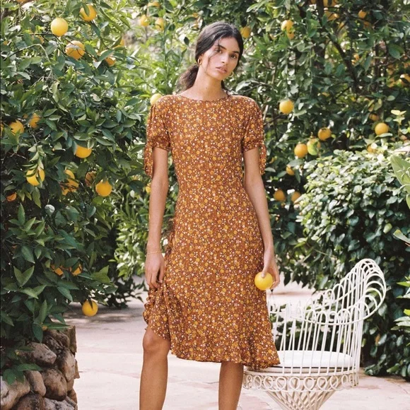 Faithfull the Brand | Dresses | Faithfull The Brand Emilia Floral Midi Dress  | Poshmark